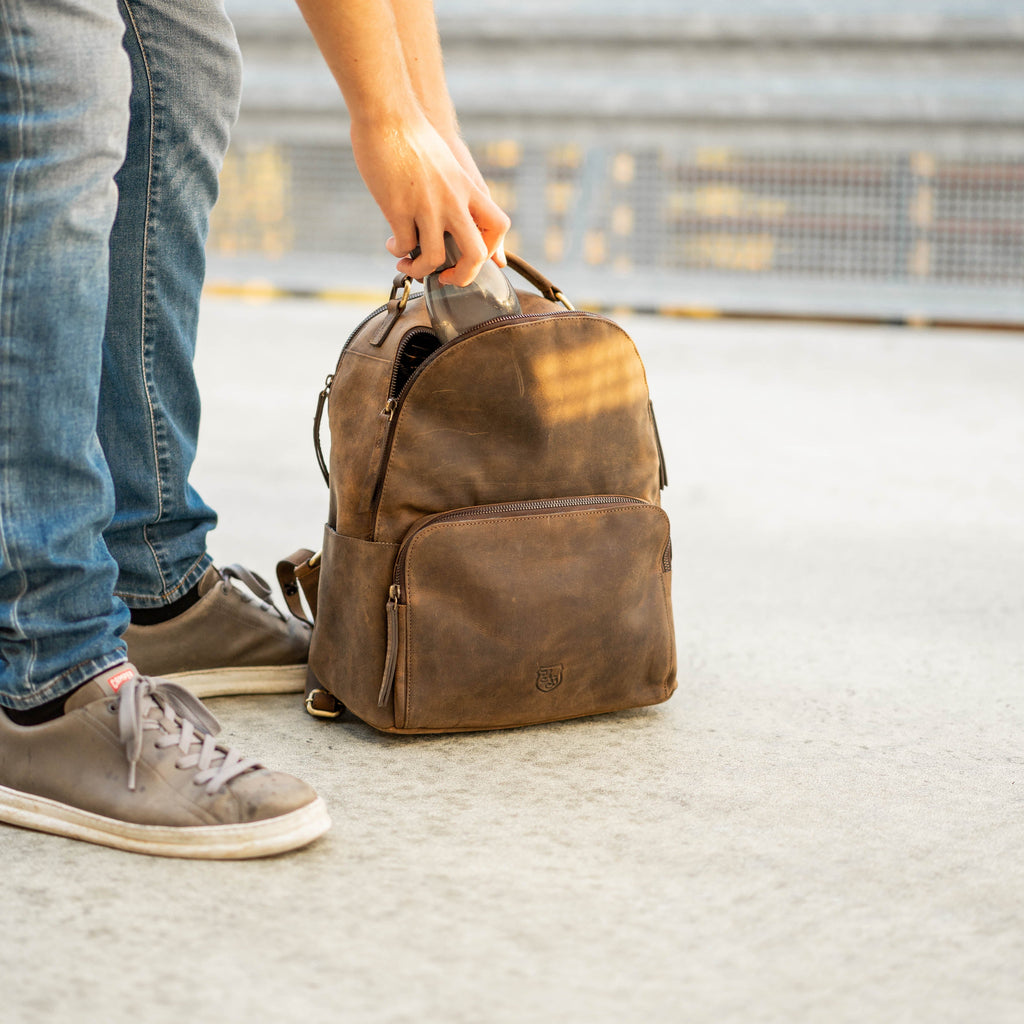 Classic Rucksack Büffelleder