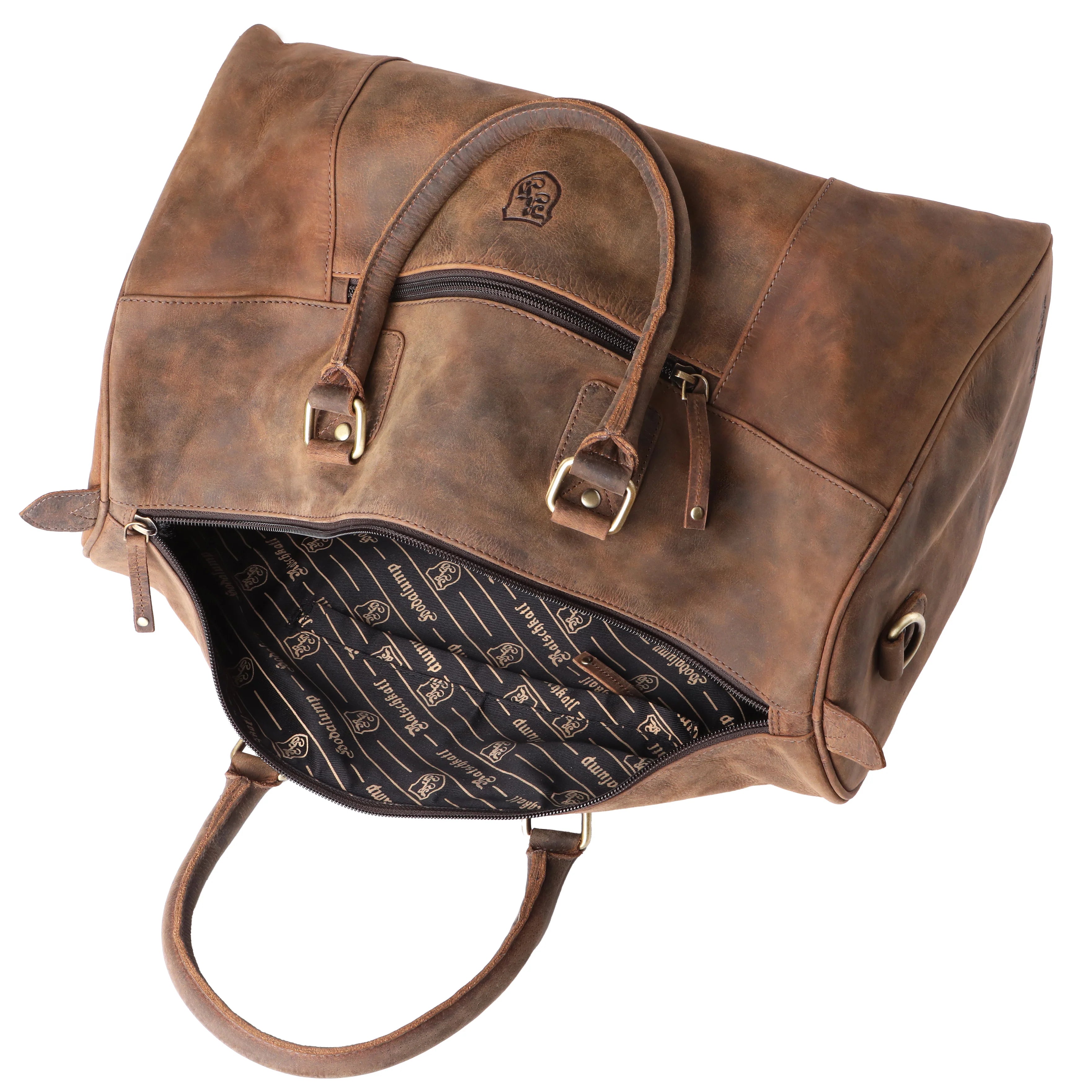 Handgepäck Büffelleder-Tasche