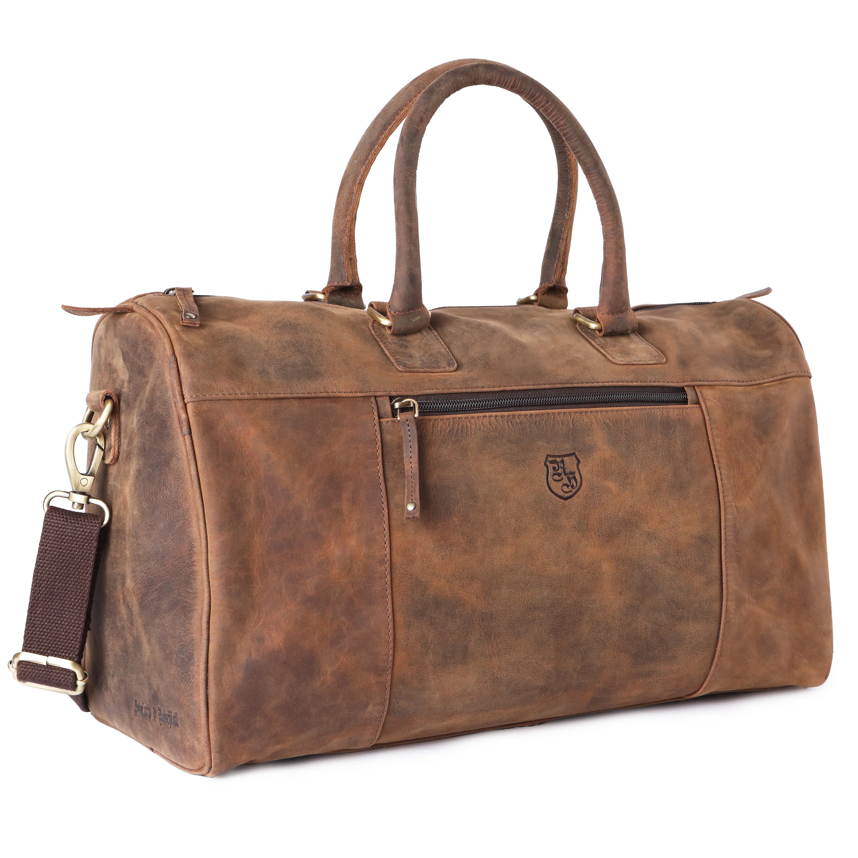 Handgepäck Büffelleder-Tasche