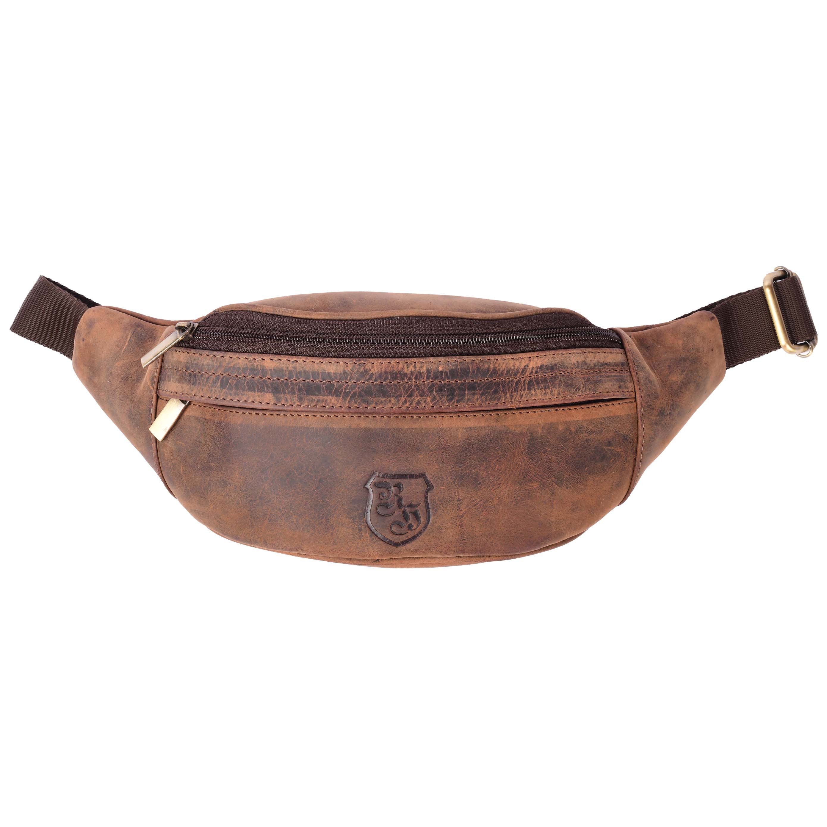 Büffelleder Bauchtasche