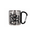 Metall-Mugbecher mit Karabinerhaken