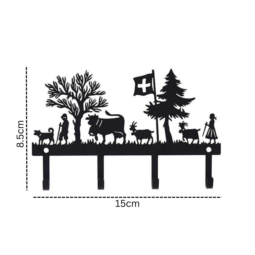 Metall Wand/Tür - Haken