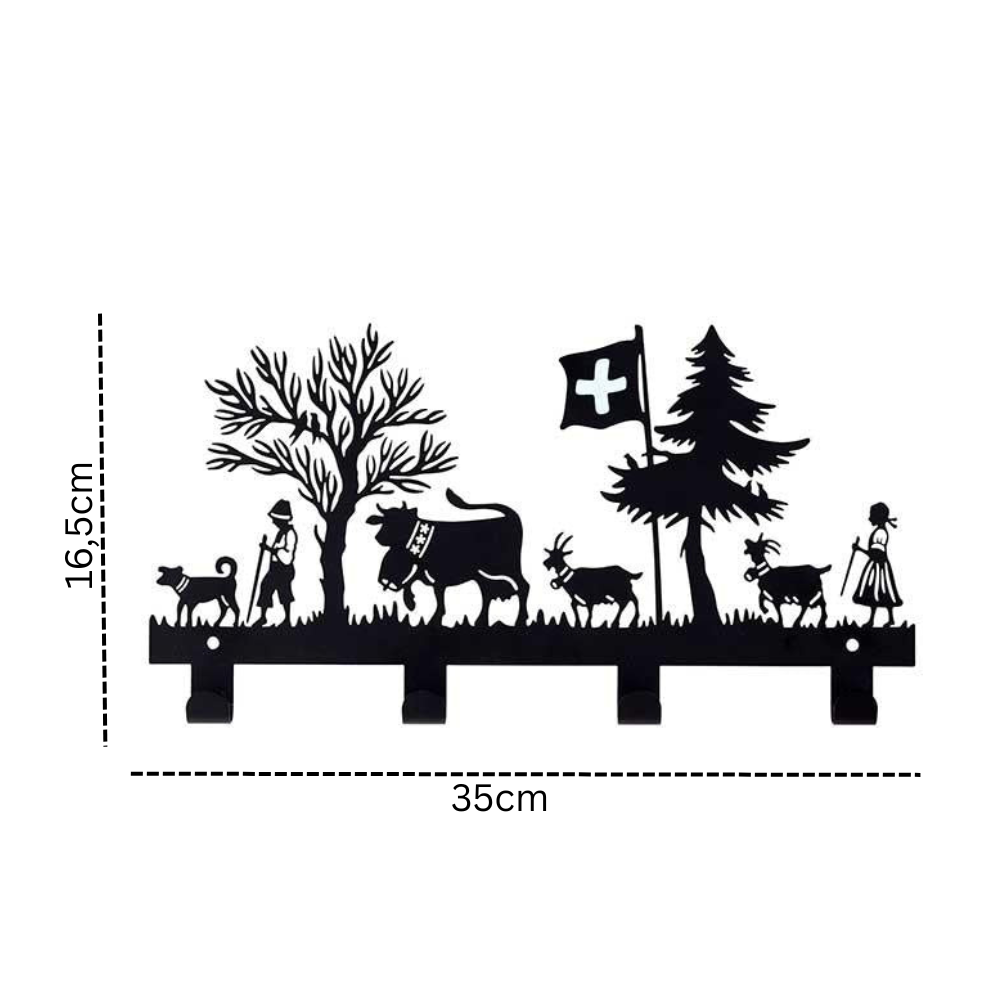 Metall Wand/Tür - Haken